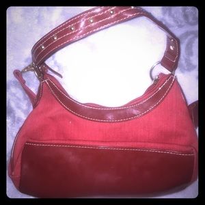 Small red purse